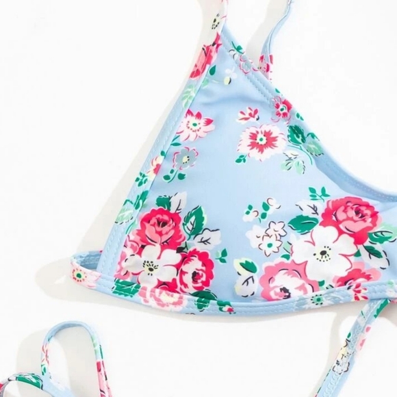 FLORAL PRINT STRING BIKINI SET BY SHEIN SIZE XL (US 12/14) - Picture 4 of 5